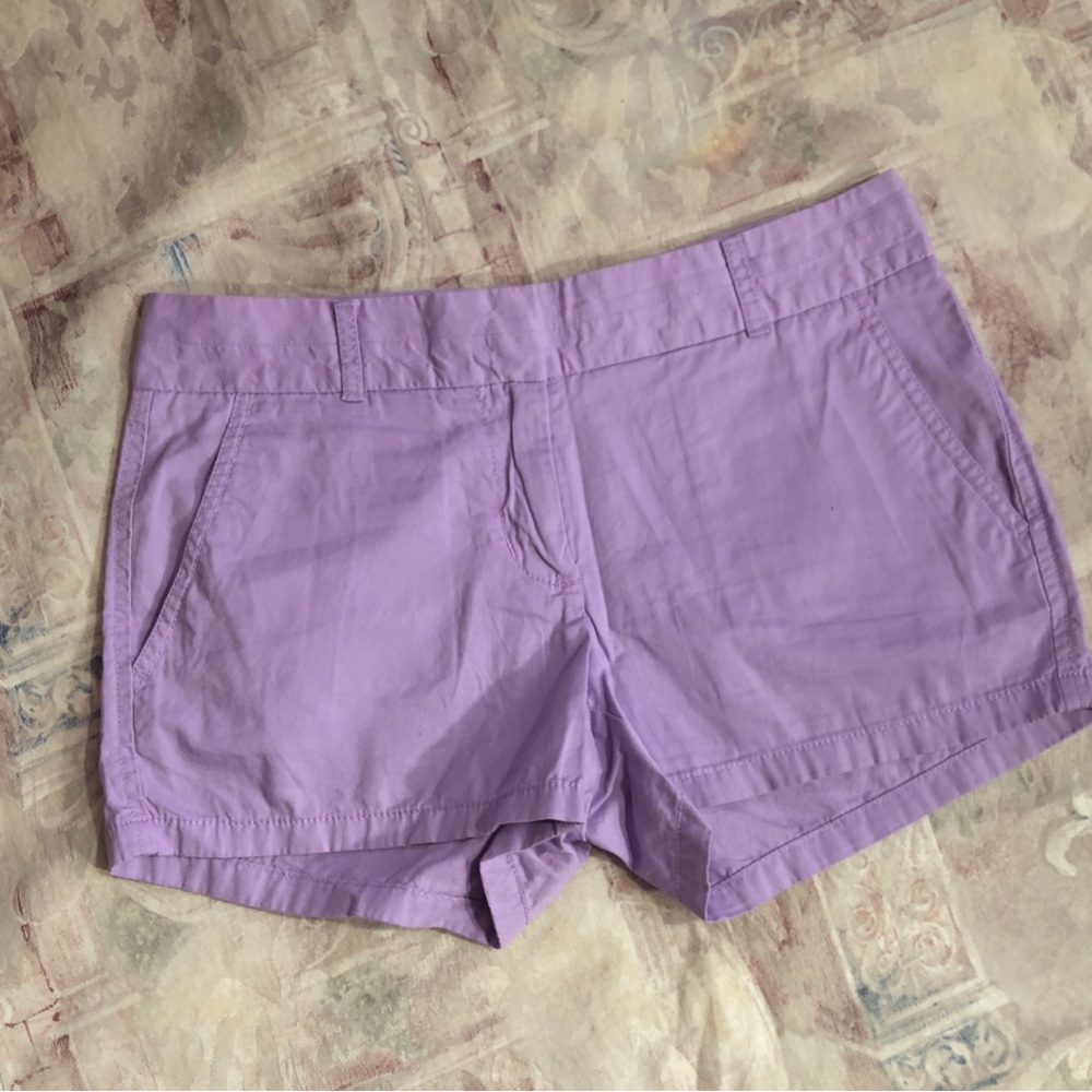 J Crew Women's Purple Chino Shorts size 0